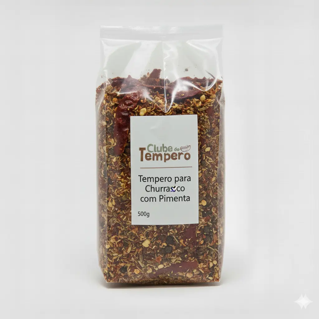 Tempero para Churrasco com Pimenta Puro (500 g)
