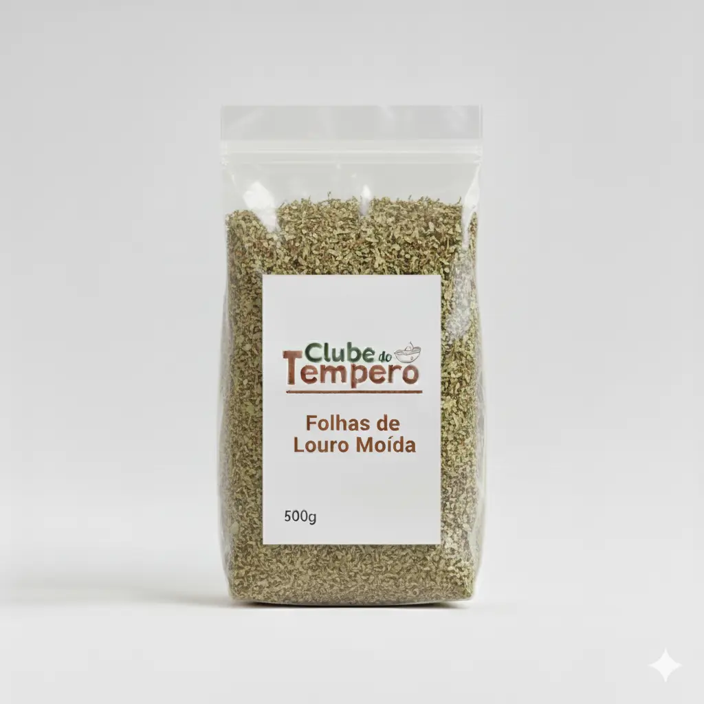Folhas de Louro Moído Puro (500 g)