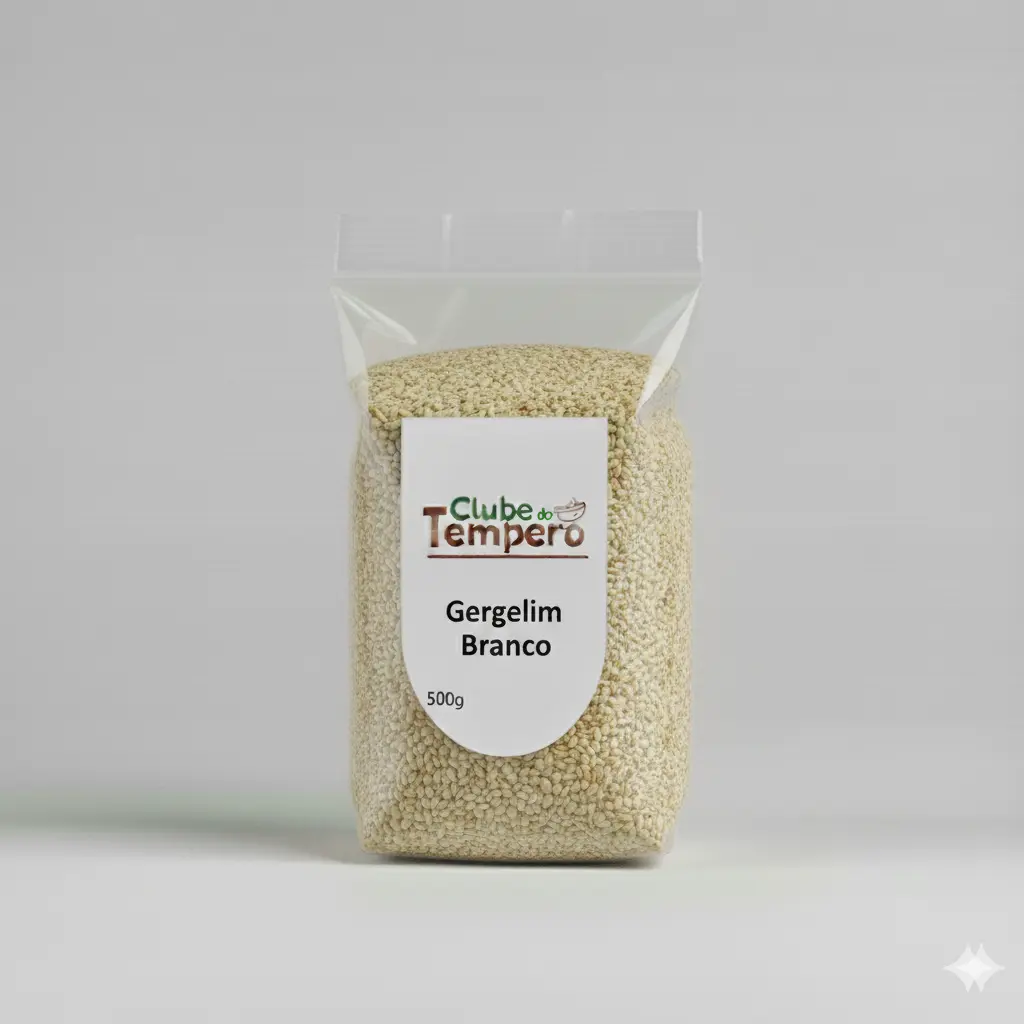Gergelim Branco Puro e Natural (500 g)