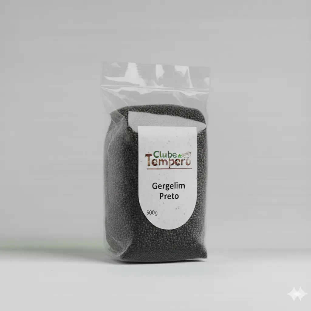 Gergelim Preto Puro e Natural (500 g)