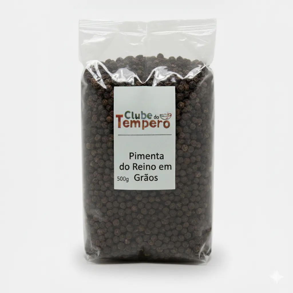 Pimenta do Reino em Grão Puro e Natural (500 g)