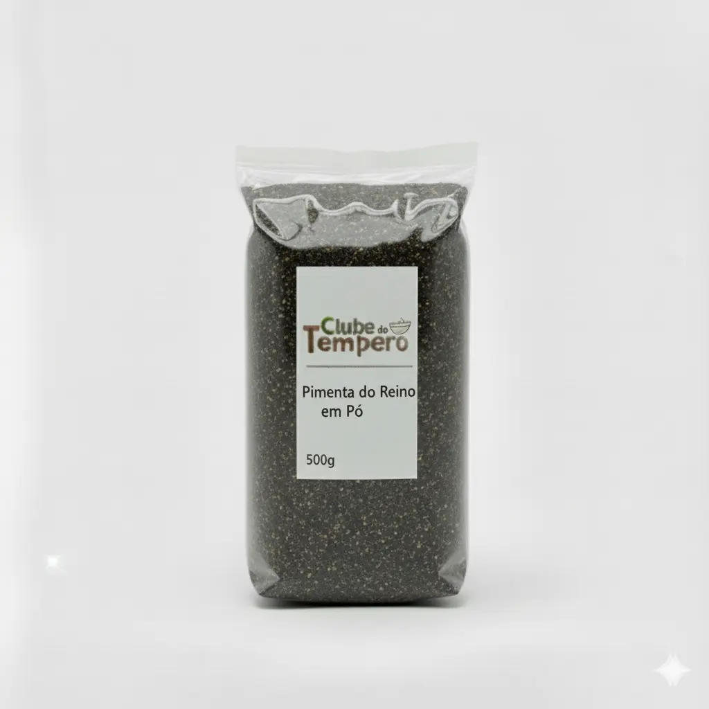 Pimenta-do-Reino em Pó 100% Pura (500 g)